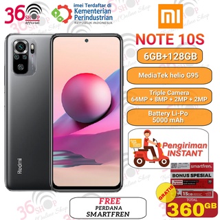 xiaomi redmi note 10s nfc 6gb64gb 8gb128gb garansi resmi xiaomi indonesia