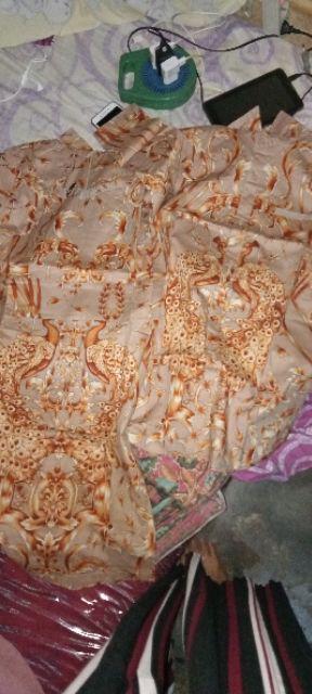 Kemeja Batik Lengan Panjang Bahan Katun Stretch Slim Fit, 021p Nn#