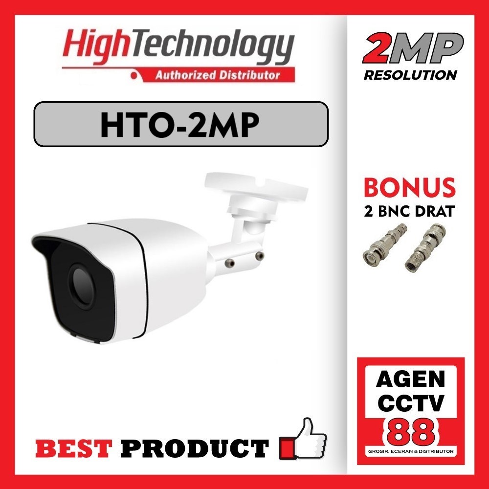 Camera cctv High Vision-Pro Outdoor 2MP FULL HD Bonus 2Pcs BNC Drat