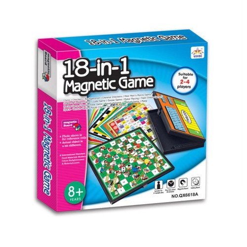 MWN Mainan 18 in 1 Magnetic Game TGS-004 Family Games Board Games