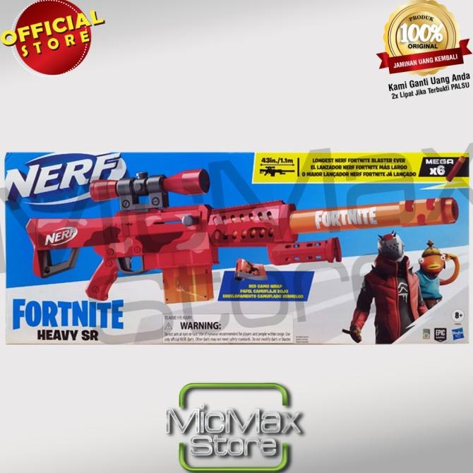 Nerf Fortnite Heavy SR Blaster Original F0929