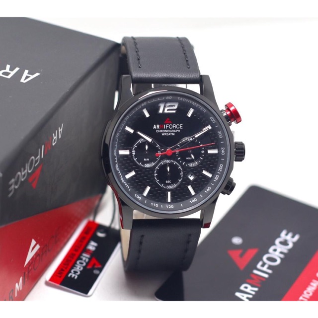 Jam Tangan pria Original ArmiForce Chrono aktif water resistance ada 2 model