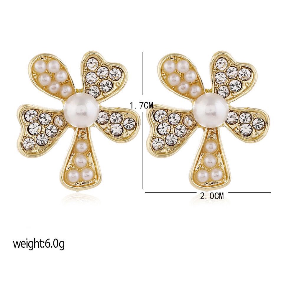 925 jarum perak Korea fashion manis all-match SHANZUAN Bauhinia elegan anting-anting anting-anting b