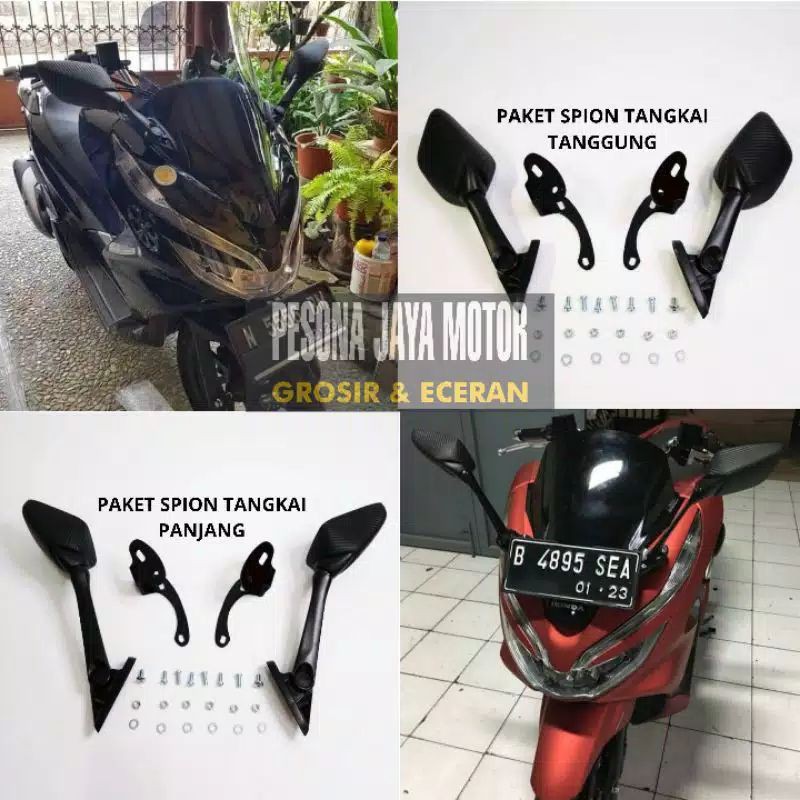 Spion Pcx Paket Spion Pcx Model R25 Plus Breket Serpo