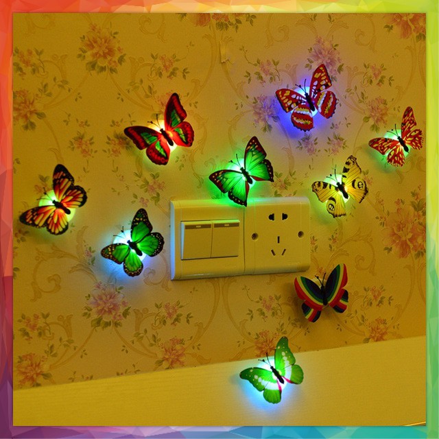 TEMPELAN KUPU KUPU LED KUPU KUPU LAMPU BUTTERFLY LED LAMP