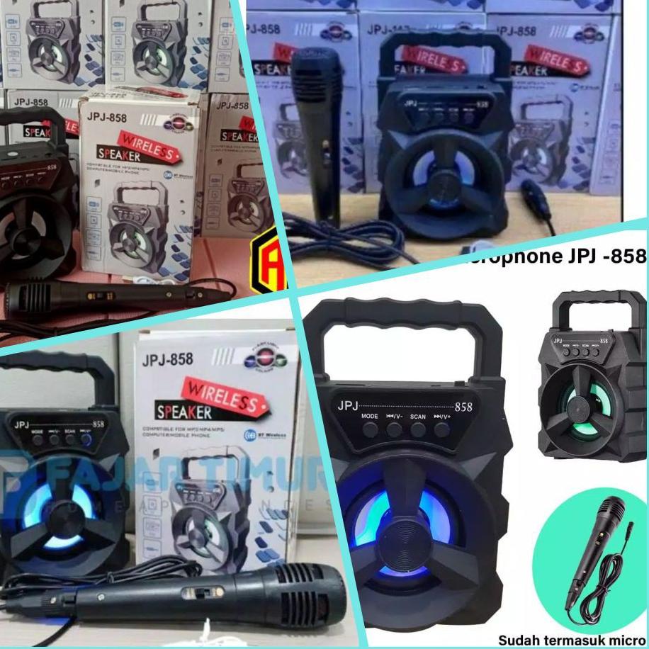 Tren Kekinian.. SPEAKER BLUETOOTH JPJ-858 KDS-1886 FREE MIC