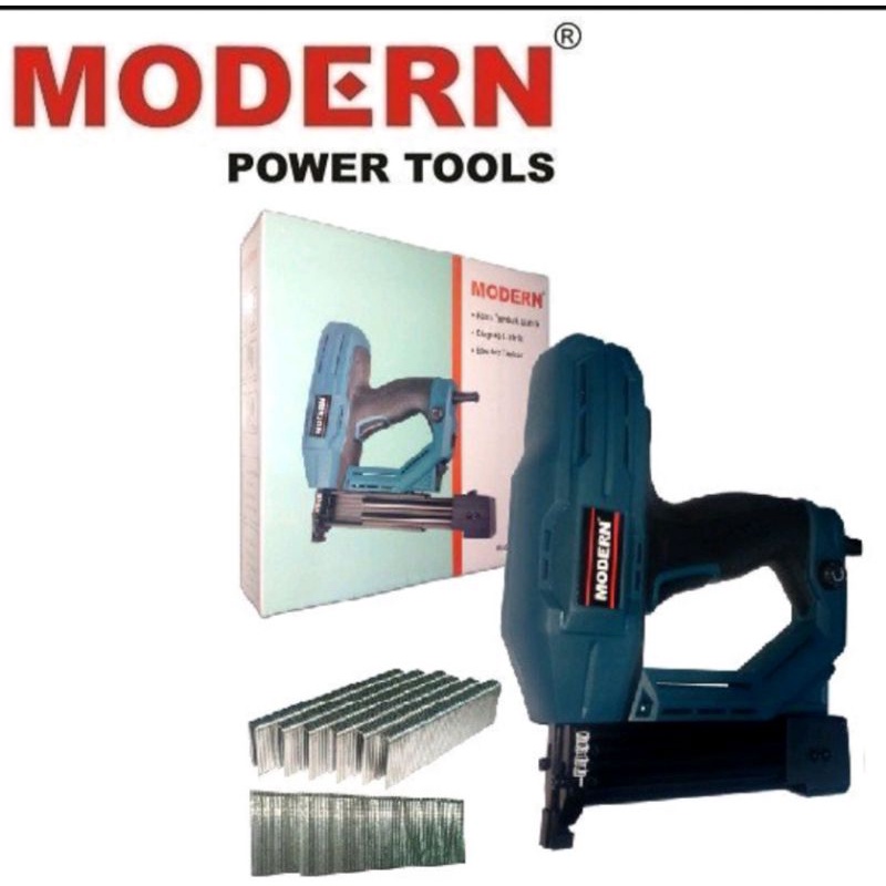 

MODERN M-30FU Staples Paku Tembak Listrik Electric Tacker Gun Nailer Nail Mesin