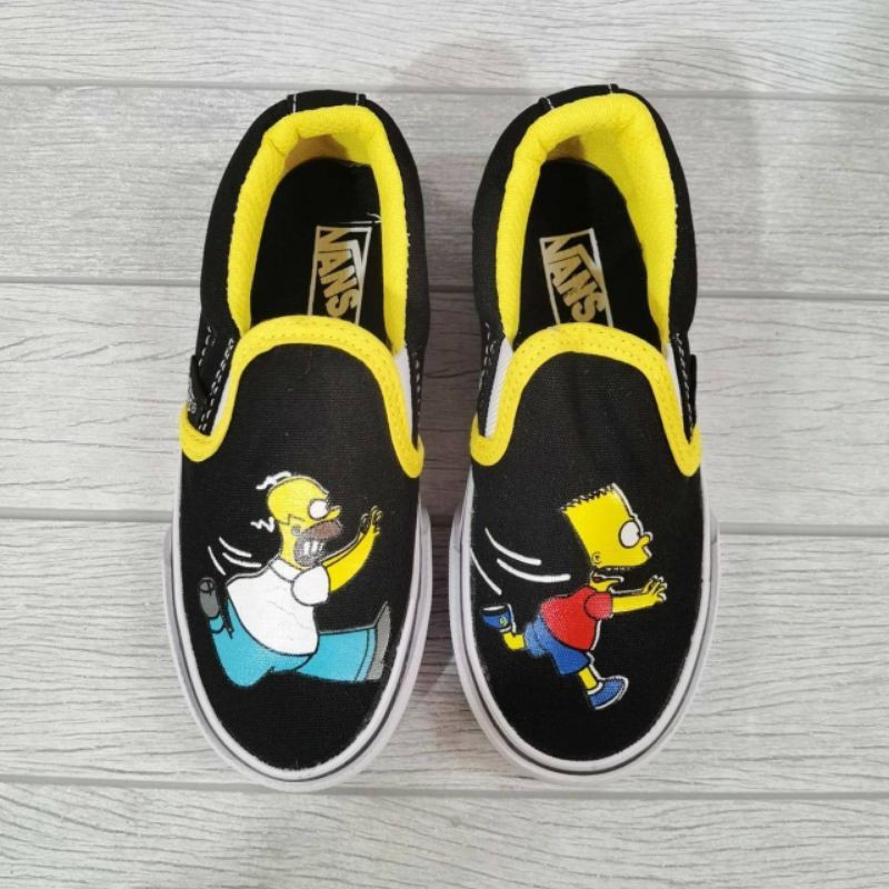 Sepatu Anak Vans Slip On x The Simpsons