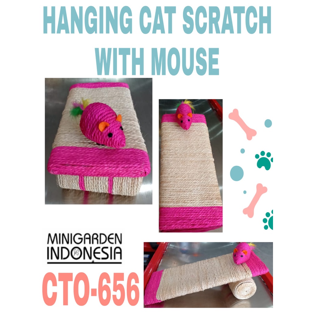 GARUKAN KUCING CTO 656 mainan kucing interaktif papan garukan cat toy cat scratcher