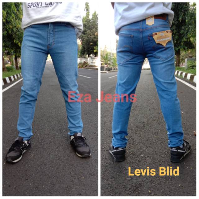 CELANA PANJANG JEANS PENSIL PRIA SIZE 27-38  SLIMFIT COWOK