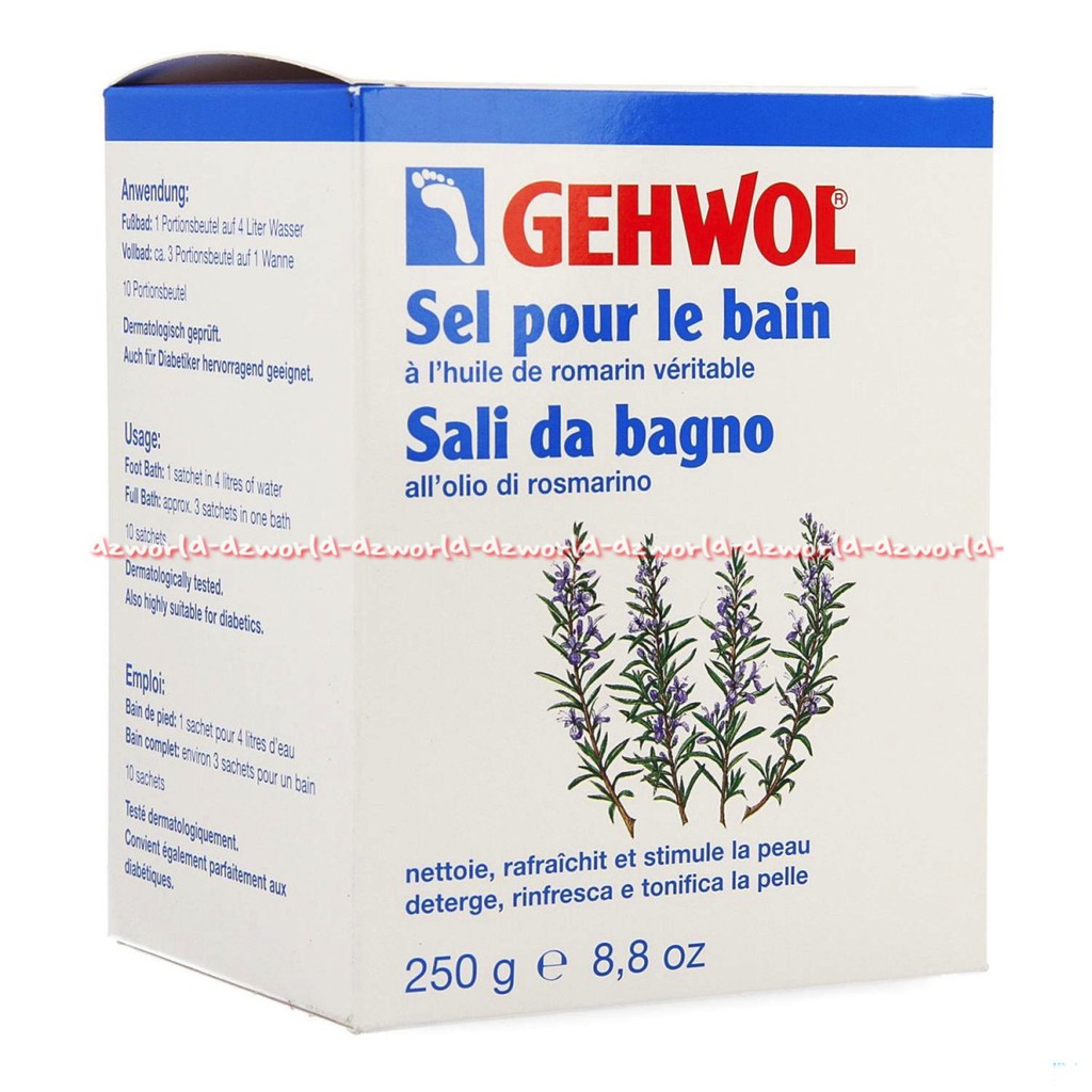 Gehwol Sel Pour Le Bain Sali Da Bagno Gehwol 10 Sachet Melancarkan Peredaran Darah