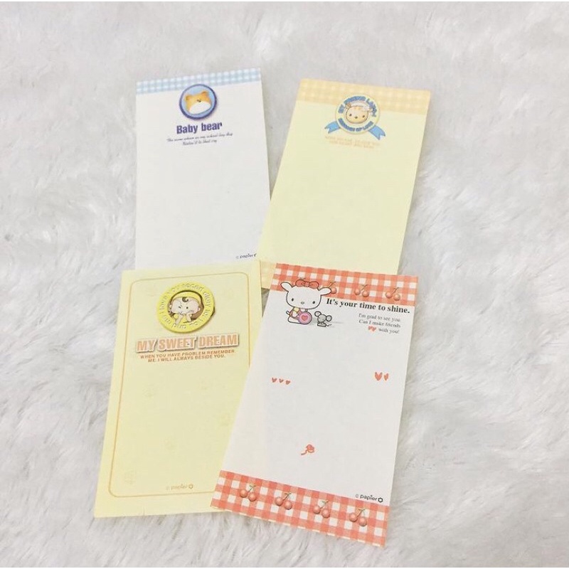 Memo Notes Letter Pad Korea Cute Stuff