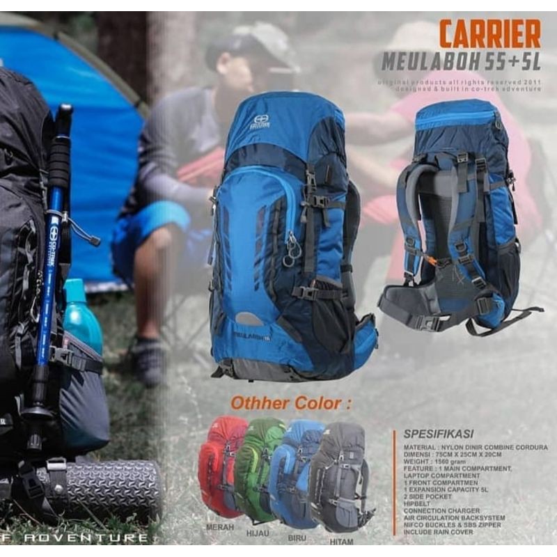 Tas Carrier CO-TREK 60 Liter