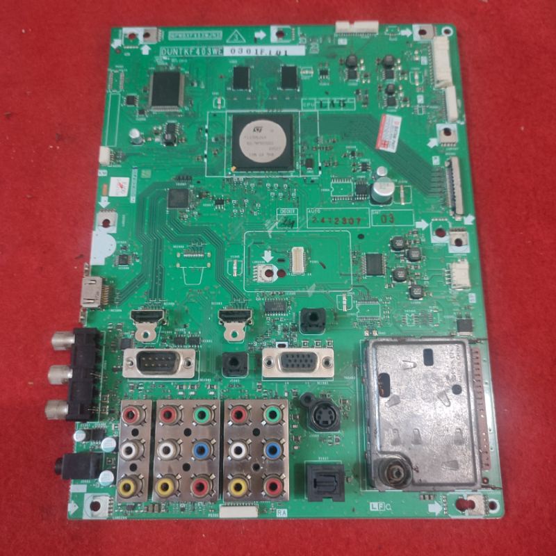 Mb Mainboard Mesin Tv Lcd Sharp LC 46A77M - 46A77 M - QPWBXF403WJN3