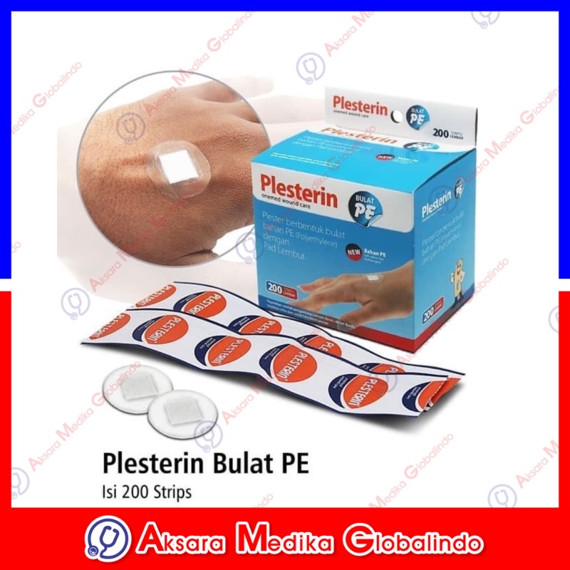 plesterin Bulat PE Transparant Anti Air OneMed Bos isi 200s #AMG