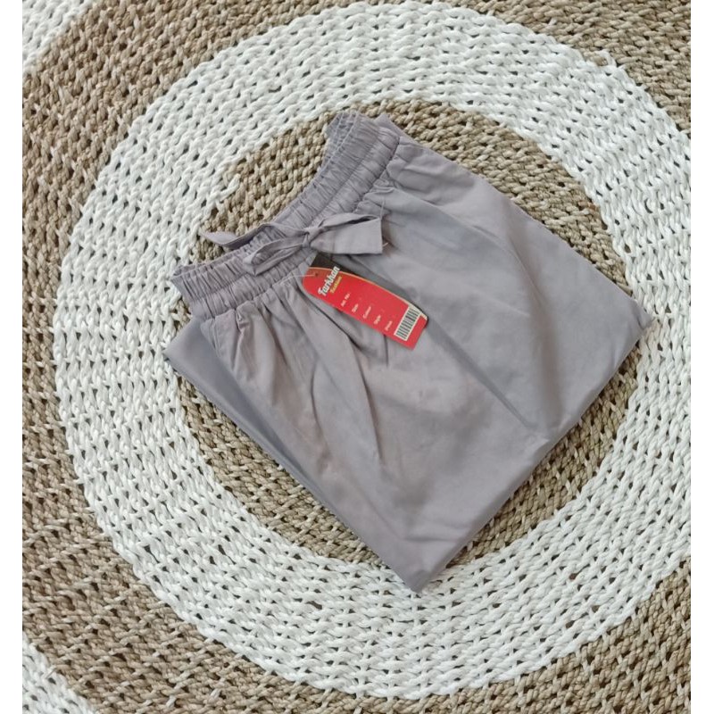 ROK PANJANG A LINE POLOS KATUN BANGKOK-Laght grey