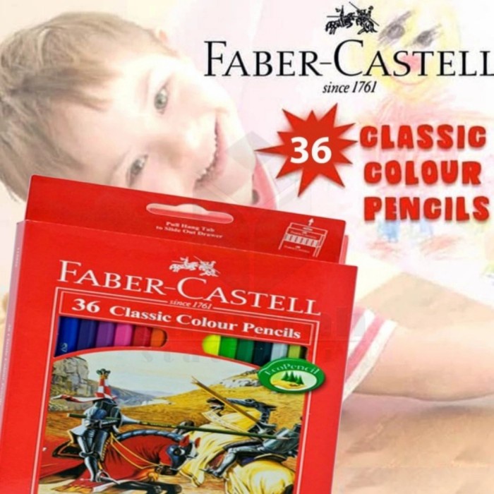 

Lucu Faber Castell 36 Classic Colour Pencils Terbatas