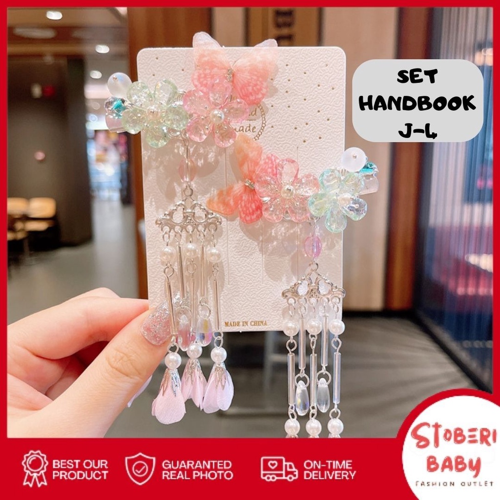 stoberi baby - JEPIT HANDBOOK Set Jepit Korea Jepit Rambut Hair Clip Anak Perempuan