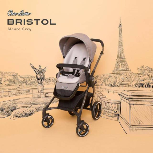 Stroller hadap ibu kereta dorong bayi Cocolatte Bristol