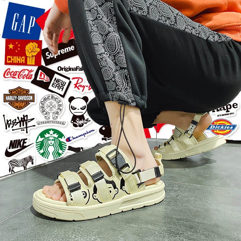 【COD &amp; Kirim Hari ini】 Sendal Cowok Kekinian Sendal Pria Kekinian Sandal Pria Sendal Pria Casual Sendal Kasual Pria Sepatu Sandal Pria Sandal Gunung Pria Sendal Pria Sol Lembut Tidak Licin Sendal Fashion Pria Sendal Pria Tali Yang Bisa Dilepas