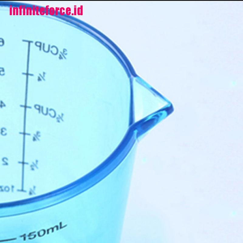 [IN*]150ml plastic clear measuring cup handle liquid pour spout home kitchen tools