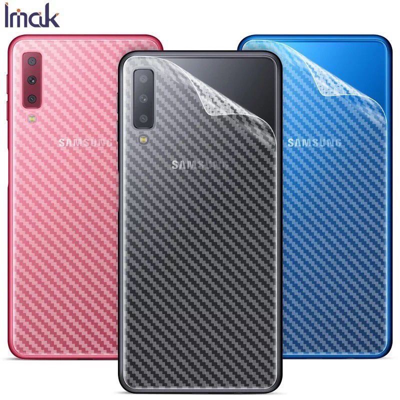 Skin Carbon SAMSUNG J8 A6 A8 2018 A6+ PLUS A8+ PLUS antigores belakang Garskin Sticker