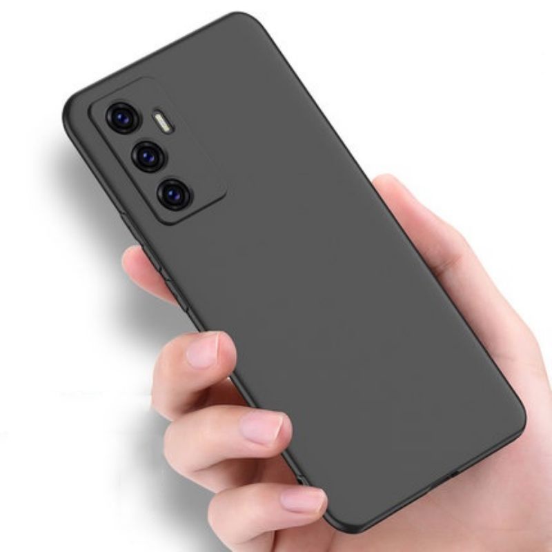 PAKET 3IN1 Case VIVO Y15S V23E Y33s Y01 Soft Case Slim Matte Protect Camera Free TG Bening Dan Skin Carbon 3D