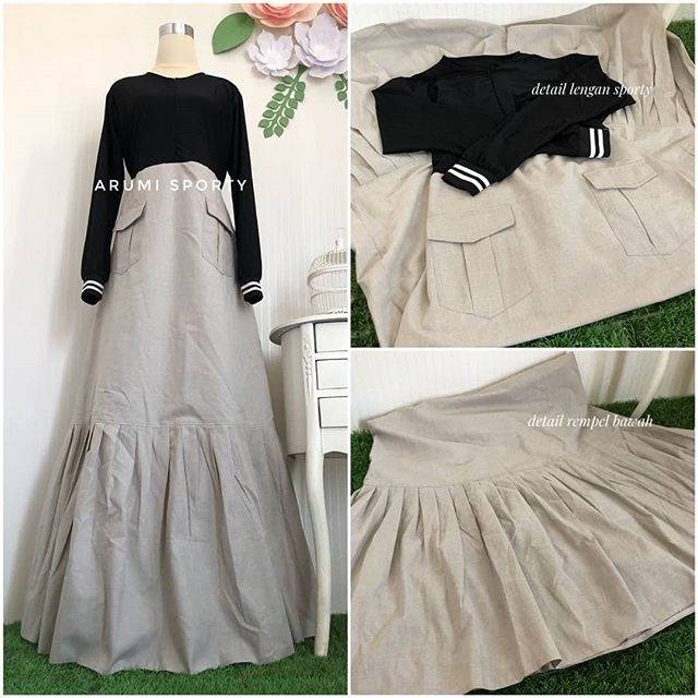 Arumi gamis syari Sporty