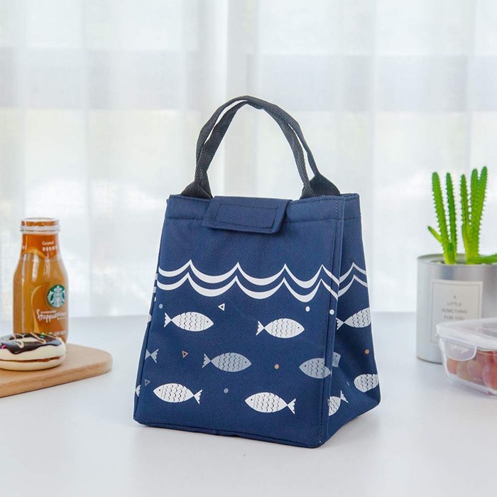 Lunch Bag Tas Bekal Cooler Bag Motif Ikan