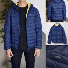 Jaket Pull and Bear Lightweight Hooded Puffer Jacket - Jacket Parasut - Branded Original