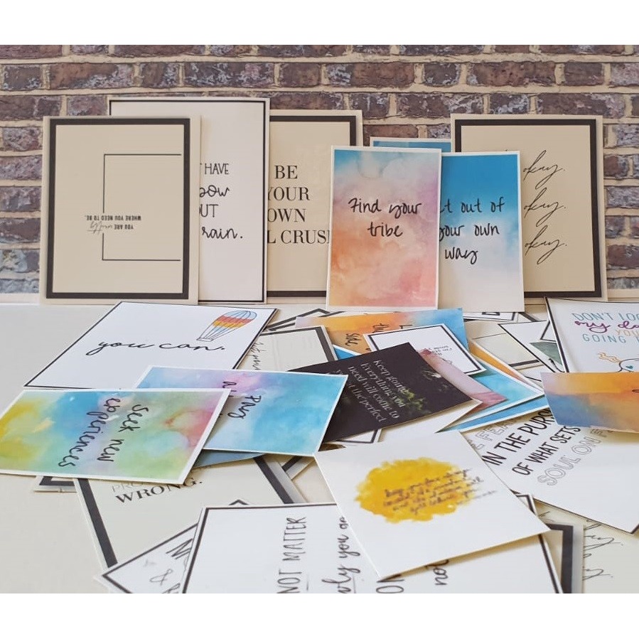 

Journaling Deco - Quotes Sticker - Stiker Bujo Aneka Quotes (10pcs