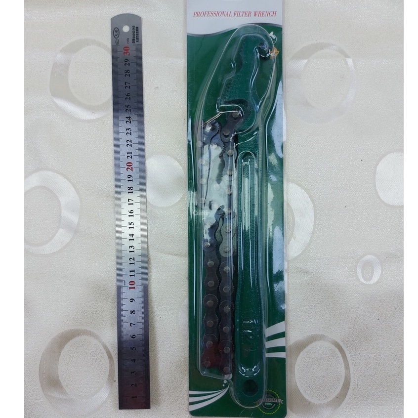 KUNCI FILTER OLI RANTAI 12&quot; chain rantai OIL FILTER WRENCH KUNCI SARINGAN OLI WRENCH 12 IN ALAT PASANG FILTER KUNCI OLI FILTER