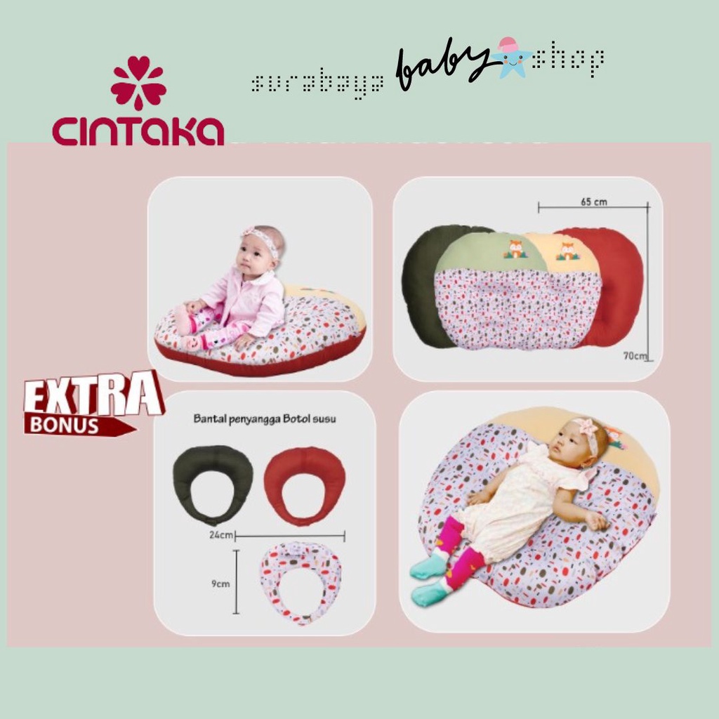 Cintaka Bantal Sofa Bayi Fox Penyangga FREE BANTAL DOT - CBB2811