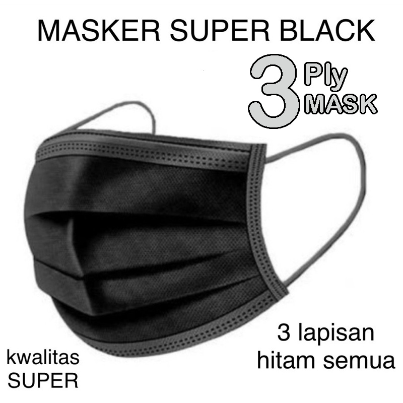 Masker Earloop 3ply Kemenkes original embos isi 50pcs Masker Non Medis Masker Non Surgical