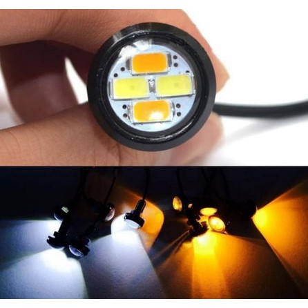 JS01 LED MATA ELANG EAGLE EYE 2 WARNA LAMPU SEN SEIN LAMPU SENJA EAGLE EYES