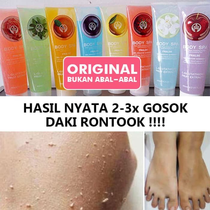 Perontok Daki Gel Peeling Body Shop Promo 