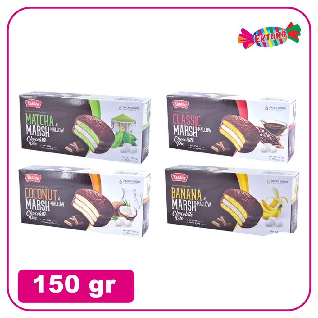 

TASTEE CHOCOLATE PIE MARSH MALLOW 150 GR