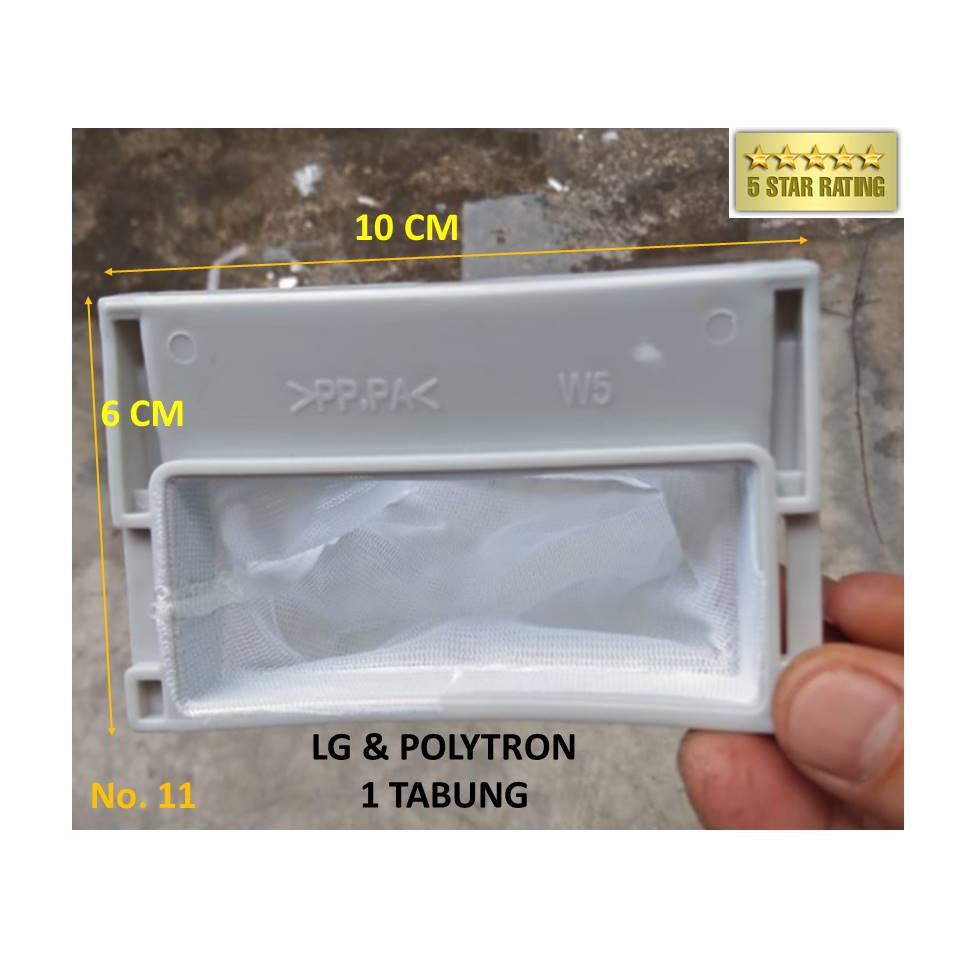 FILTER KOTORAN MESIN CUCI LG POLYTRON FILTER ASSEMBLY SARINGAN TABUNG SARINGAN MESIN CUCI OTOMATIS SARINGAN KOTORAN - FILTER MESIN CUCI LG POLYTRON 1 TABUNG WF-7500TC  WF-A1000TC  WF-A791TC  WF-F800TC  WF-F801TC  WF-H777TC  WF-L100TC  WF-L700TC  WF-L701TC