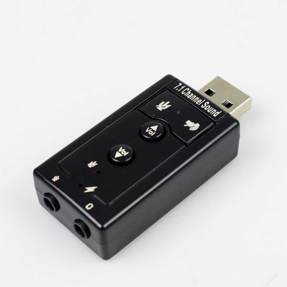 USB 7.1 Channel Sound Card Adapter / USB Sound Card Adapter Audio Splitter Kartu Suara Dinamis / Speaker Adaptor Mic And Audio Virtual Converter Adapter Cable / Audio Interfance Sound Card External Portable Mic / Virtual Channel Adapter Usb Soundcard Mura