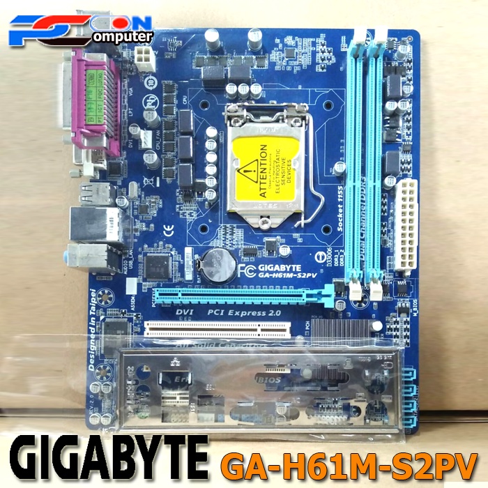 Motherboard mobo mainboard Intel LGA 1155 H61 Onboard GIGABYTE