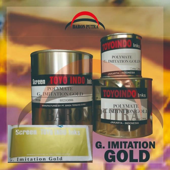 

~^~^~^] TINTA TOYO POLYMATE IMT GOLD 1 KG (TINTA SABLON PLASTIK)