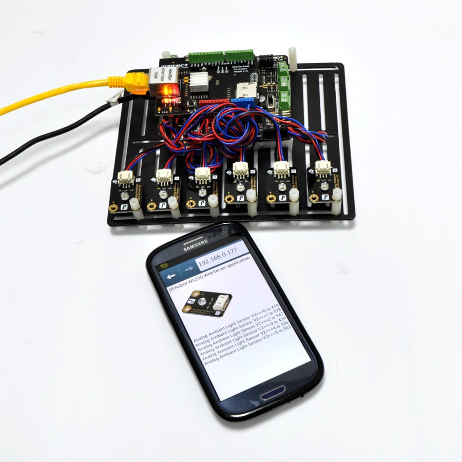 DFRobot Ethernet Shield for Arduino - W5200 DFRduino Ethernet Shield
