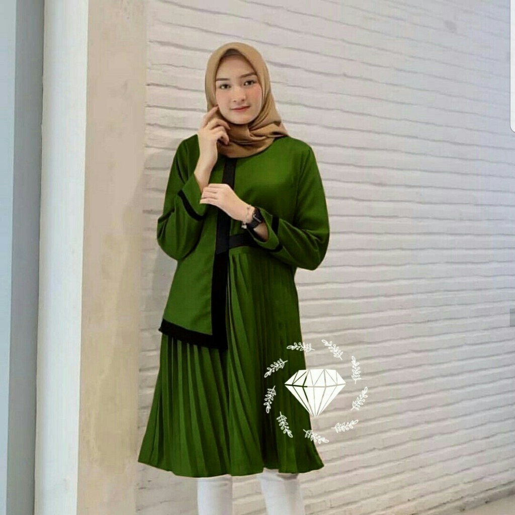 TUNIK LARISA PRISKET 3Warna