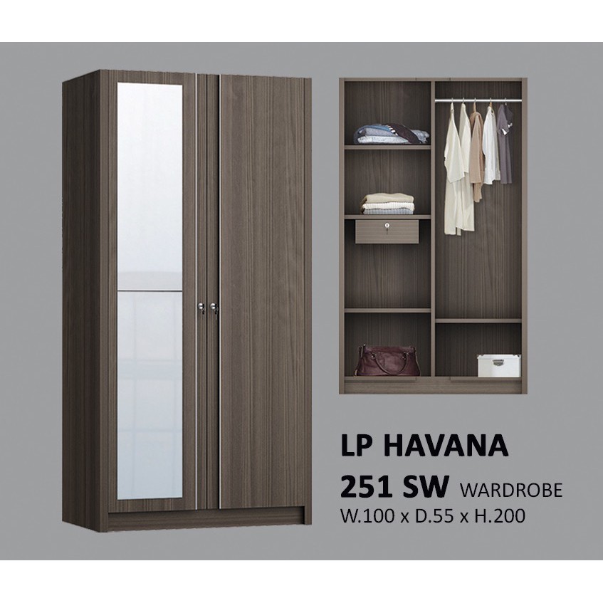 Lemari Pakaian Siantano LP Havana 251 SW