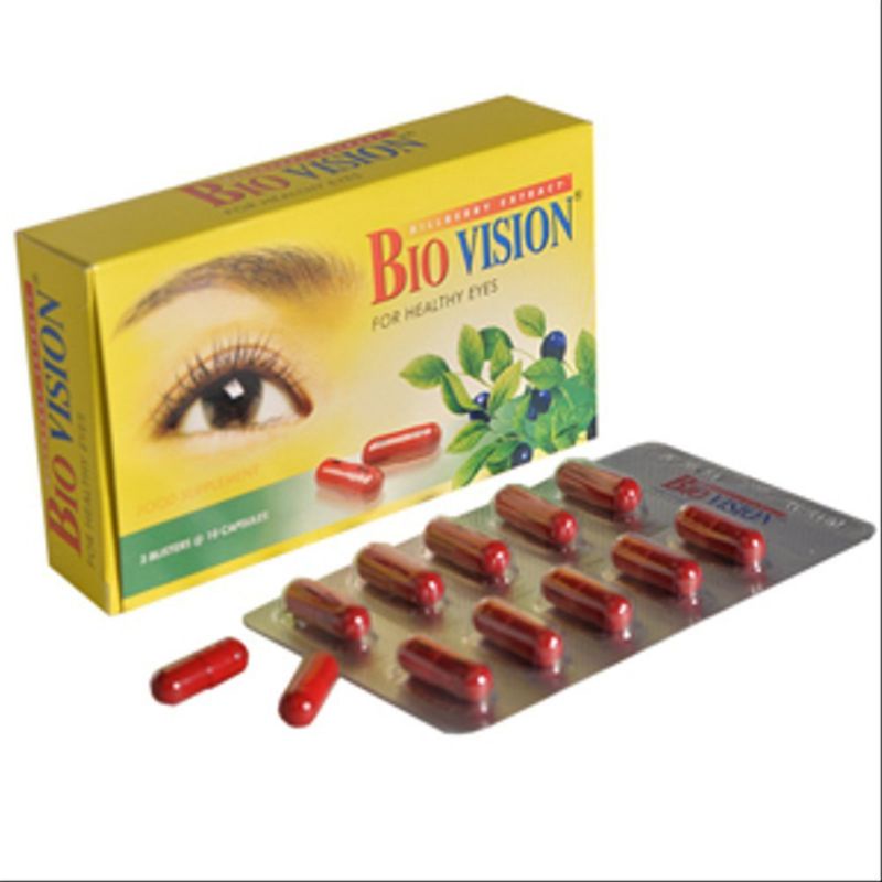 Biovision strip isi 10 tablet untuk kesehatan mata