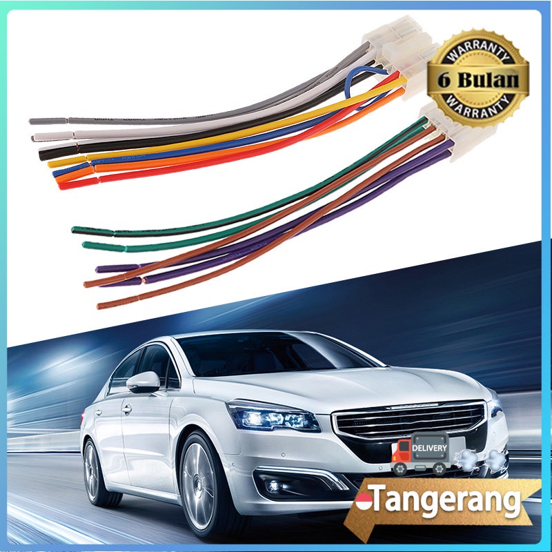 Soket Audio Head Mobil Male Female / Kabel Soket Head Audio Untuk Toyota Avanza Innova Yaris Calya