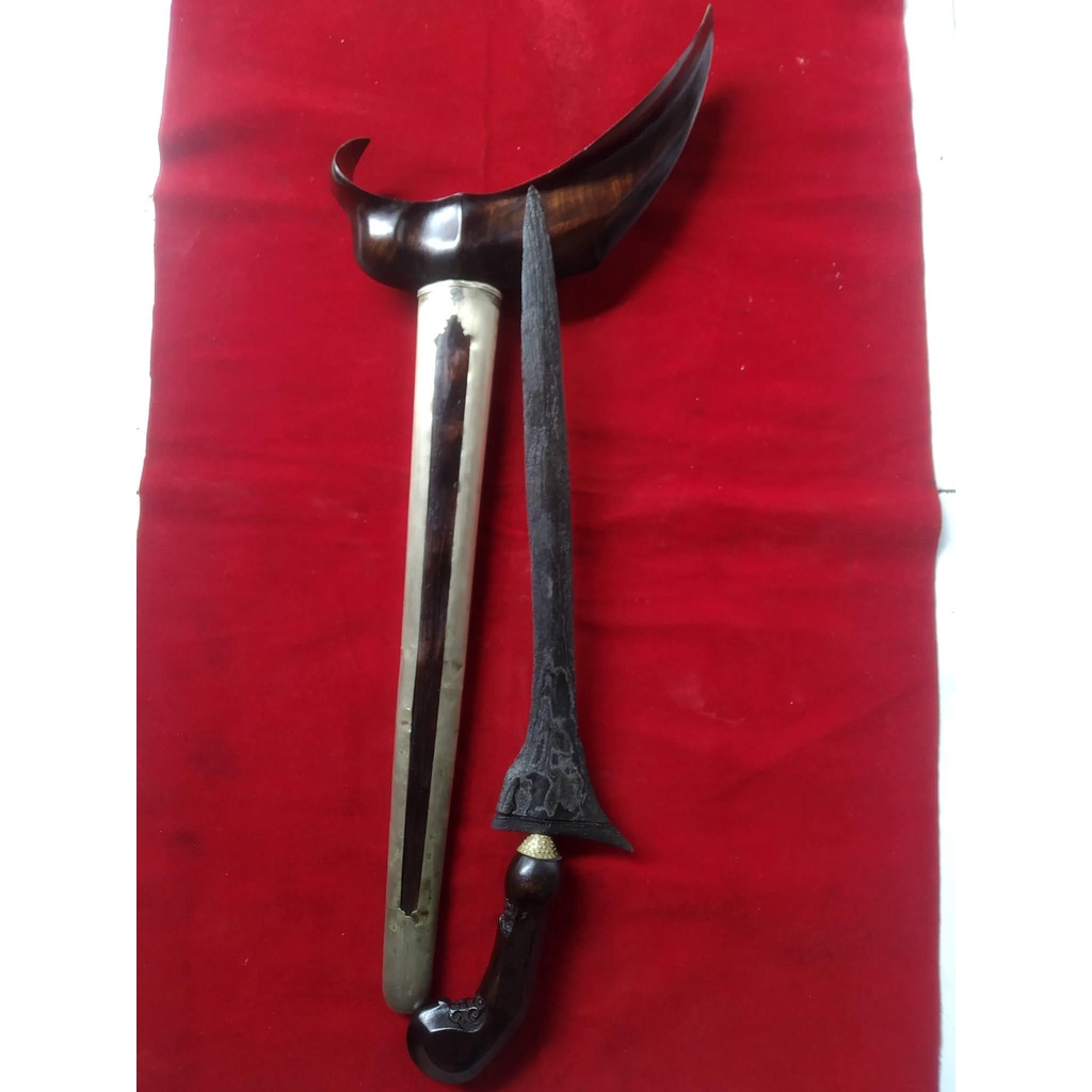 Keris dapur tilam upih sepuh  tunggak semi majapahit  lengkap 2.5jt jr2122311250