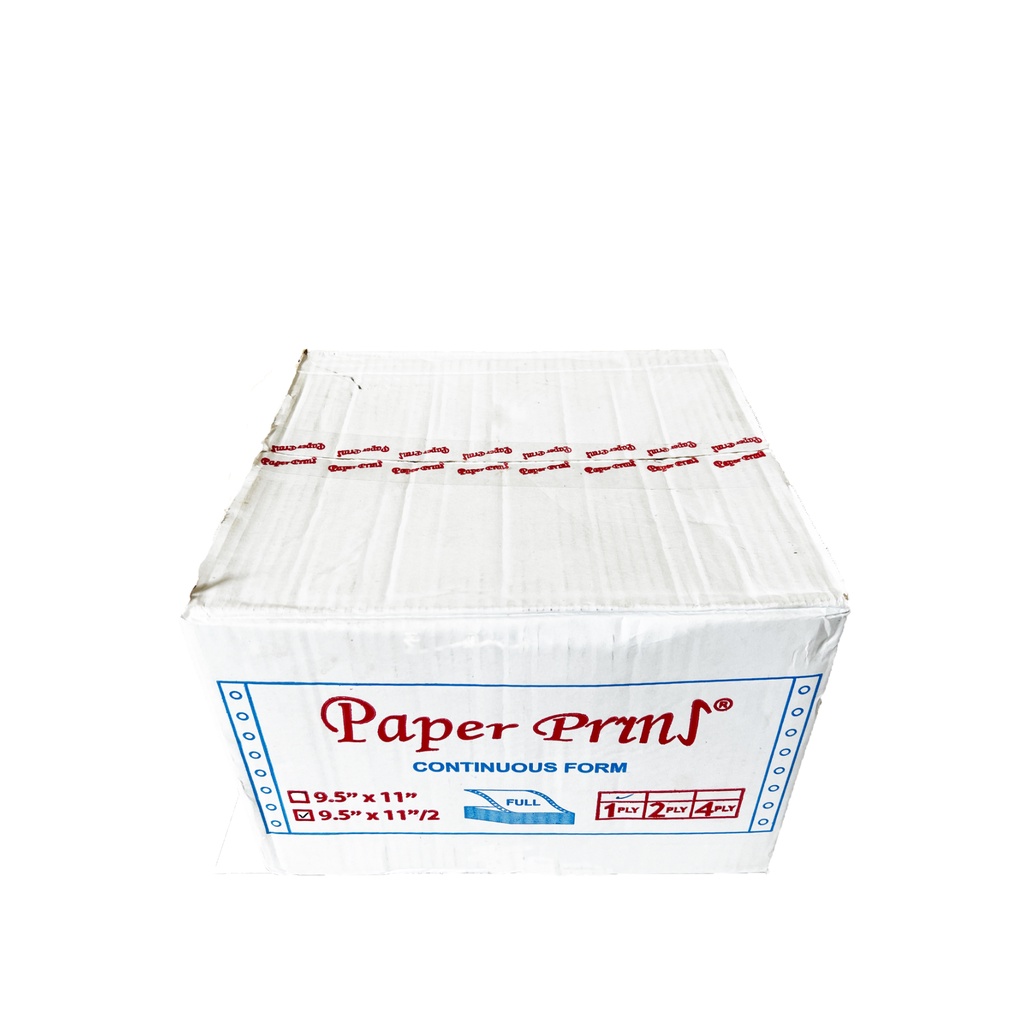 

PAPERPRYNS CONTINUOUS FORM 9,5 X 11/2 (ISI FULL) 1PLY - P (PRS/BAGI2)