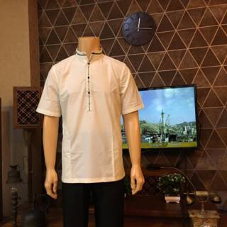  Baju  Koko  tangan pendek original AL  LUTHFI  Shopee Indonesia
