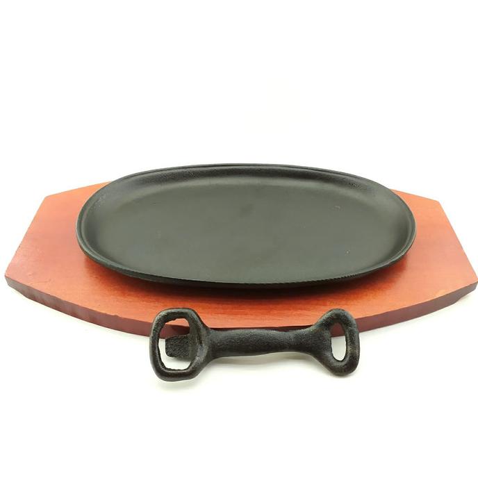 diskon| piring steak oval besar - hot plate |Piring & Mangkok Saji